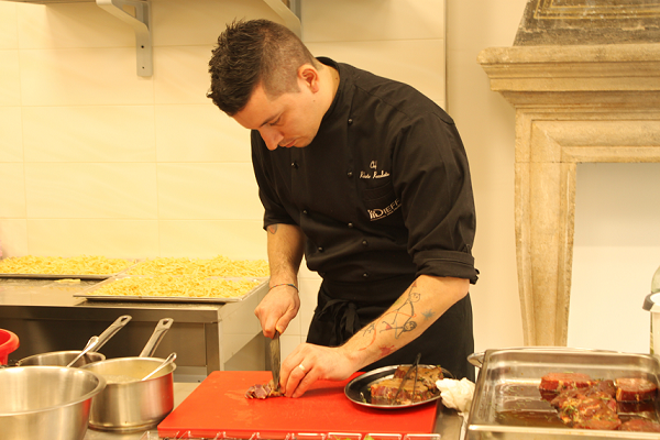 Il docente Chef Roberto Roncolato