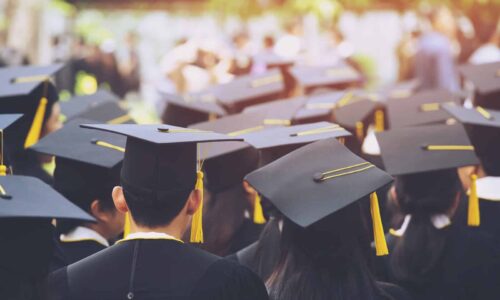 Group,Of,Graduates,During,Commencement.,Concept,Education,Congratulation,In,University. Group,Of,Graduates,During,Commencement.,Concept,Education,Congratulation,In,University.