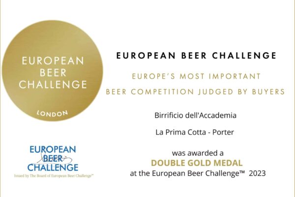 ORO assoluto allo European Beer Challenge 2023